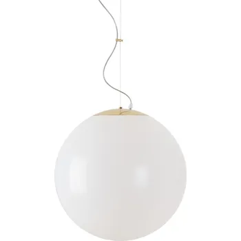 OSMONT ISIS L4 PE HP závěsné plastové svítidlo mosaz / bílá IP40 3000 K 59W LED - OSMONT OS ISI63028