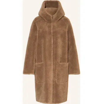 Dámský kabát Studio Ar Dámský Plyšový Kabát Aisha V Oboustranném...