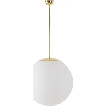 OSMONT ISIS P4 PM-M závěsné plastové svítidlo mosaz / bílá IP40 40W E27 HF - OSMONT OS ISI63652