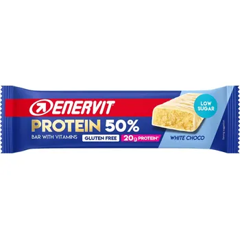 ENERVIT Protein Bar 50%, tyčinka, 40 g bílá čokoláda