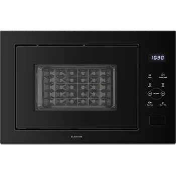 Mikrovlnná trouba Klarstein Velaire 850W 38,5cm vestavná mikrovlnná trouba s grilem černá (10047553)