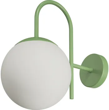 Nástěnné svítidlo OSMONT ANCHA 2 nástěnné skleněné svítidlo zelená / bílá IP40 25W E27 - OSMONT OS ANC40010