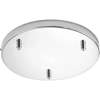 Příslušenství pro svítidlo FANEUROPE Rozeta PIREX kruhový rám chrom A 3 FORI 32x4,1cm - FANEUROPE FAN BASE-S-R3-CR