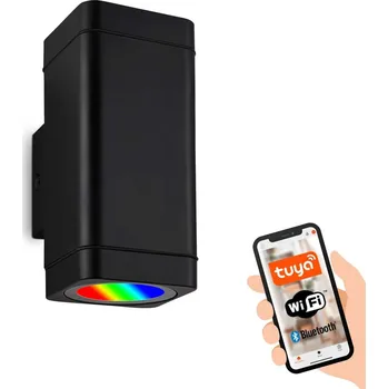 Osvětlení BRILONER LED venkovní nástěnné svítidlo. 15,5 cm, 2x LED modul, 8,5 W, 350 lm, černá - BRILO BRILO 3675-025