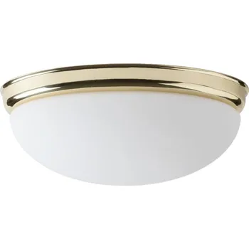 Svítidlo OSMONT ALMA D1 stropní/nástěnné skleněné svítidlo mosaz / bílá IP41 25W E27 - OSMONT OS ALM41655