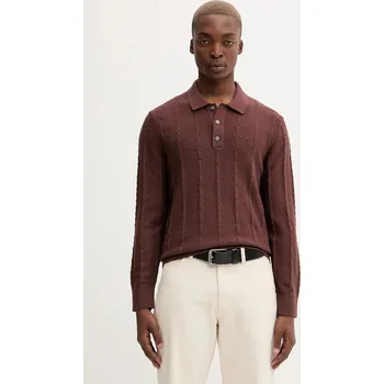 Dámský svetr Svetr s příměsí vlny Abercrombie & Fitch hnědá barva, KI120-5142-400 KI120.5142.400 89X, vel. XL