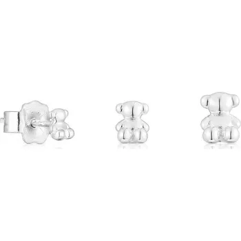 Náušnice Tous Stříbrný set peckových náušnic Bold Motif 1003932100 + 2 měsíce na vrácení zboží