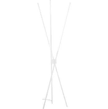 Stojací lampa FANEUROPE Stojací lampa PIANTANA LED SHANGHAI bílá 31 W 3990 lm CCT 49,5x159 cm - FANEUROPE FAN LED-SHANGHAI-PT3 BCO