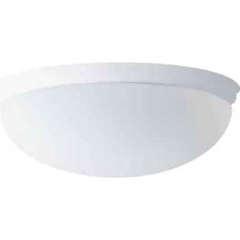 OSMONT ALMA D2 stropní/nástěnné skleněné svítidlo stříbrná / bílá IP41 25W E27 - OSMONT OS ALM41699