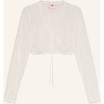 Spieth & Wensky Dámská Dirndl Halenka Gaisach Z Krajky, bílá, 44