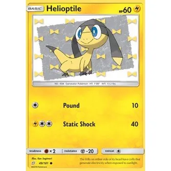 Sběratelská karetní hra Pokémon TEU 049/181 Helioptile - Team Up Stav: Near Mint, Verze: NORMAL