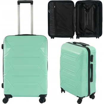 Artnico Střední tvrdý kufr ABS, mátový, 63 l – Střední kufr na kolečkách z tvrdého ABS plastu