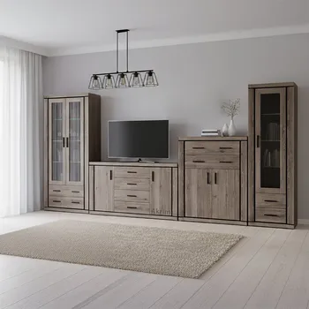 Obývací stěna Obývací stěna DALLAS t - sestava B - trufla