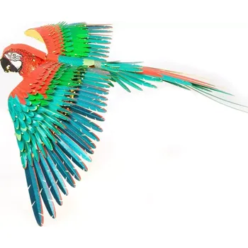 3D puzzle metal earth 3D puzzle papoušek ICONX – kovový model k sestavení