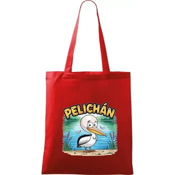 Pelichán - Taška bavlněná - 42 x 38 cm ( Červená )
