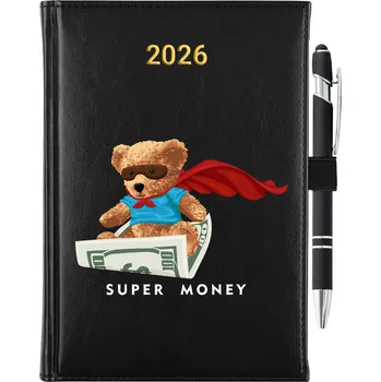 Kalendář Knižkový kalendář 2026 A5 černý