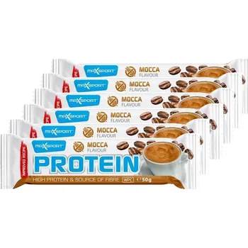 Proteinová tyčinka MaxSport protein GF 6 x 50 g, mocca