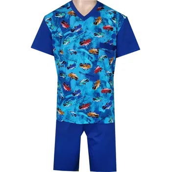 Pánské pyžamo Pánské Pyžamo Krátké FOLTÝN PK 512 Velikost: 6XL