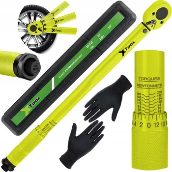 Klíč Momentový klíč Xtool 1/2" 28-210 Nm ocel CrV CrMo