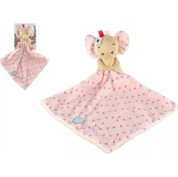 plyšák Plyšák slůně růžový 25x25 cm – Růžový