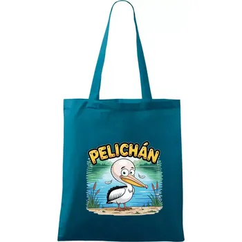 Pelichán - Taška bavlněná - 42 x 38 cm ( Petrolejová )