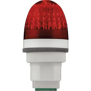 Poplachová siréna SIRENA Modul P40 S JUNIOR optický 12/24V rudý SIR-91223