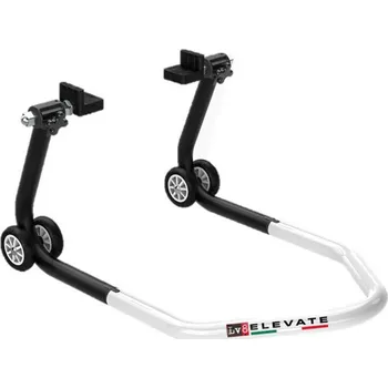 Motodoplněk Zadní stojánek LV8 E620LG.KW with rubber cursors černá/bílá