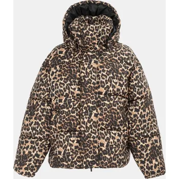 Dámská casual bunda Firetrap Medium Puffer Jacket Leopard Print 8 (36)