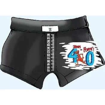 Trenýrky Trenky s metrem-40 - M tyrkysová