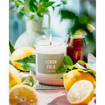 Svíčka Sójová vonná svíčka LEMON COLA Wosk i Knot