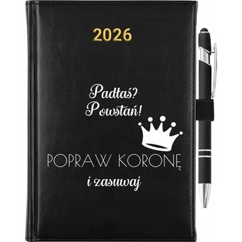 Kalendář Knižkový kalendář 2026 A5 černý