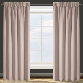 Růžový zatemňovací závěs na pásce PARISA 135x270 cm