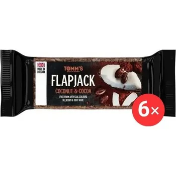 Flapjack TOMMS Coconut & Cocoa 6 x 100 g
