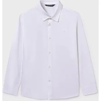 Chlapecká košile Dětská košile Mayoral bílá barva, 874 874.7A.Junior.9BYA 00X, vel. 172