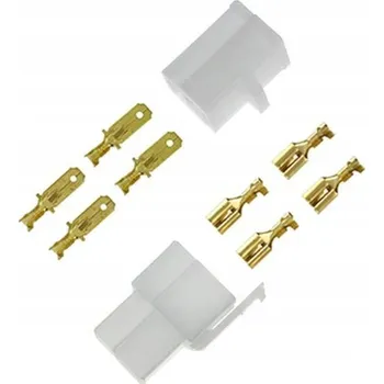 Elektroinstalace pro motocykl ELECTROSPORT 2025/02 KONEKTOR / ZÁSUVKA 3 PIN 1/4" (STARŠÍ TYP) KOMPLETNÍ