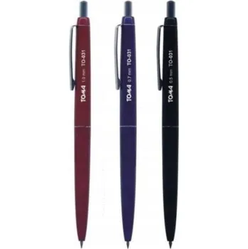 Propiska Asistent 0,5mm černá náplň modrá automatická TO-031 TOMA