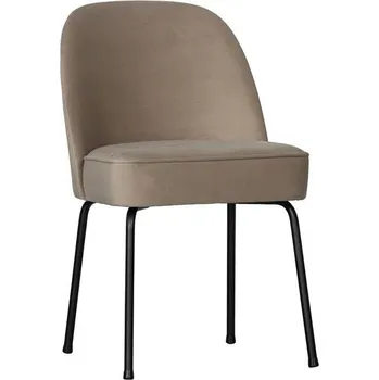 Jídelní židle Béžové sametové jídelní židle v sadě 2 ks Vogue – WOOOD ID_1599710