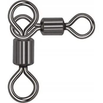 Obratlík rybářský trojcestný TROJITÝ 3-way – velikost 6/0×4/0, 37 mm