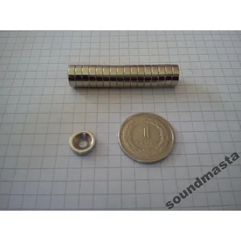 Dekorativní magnet Neodymový magnet Magnet 10x7/3,5x3 10 ks