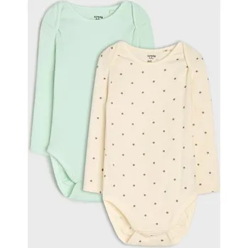 Kojenecký body Sinsay - Sada 2 body - krémová - 193FT-01X - 193FT-01X-80