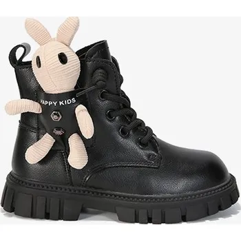 Dívčí zimní obuv APAWWA dětská zimní obuv s plyšákem ND740 černá Velikost: 26