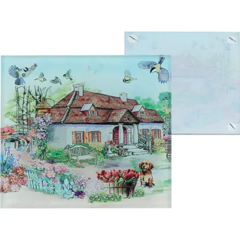 Obraz Carmani, skleněná podložka pod hrnek - ŽIVOT NA VESNICI