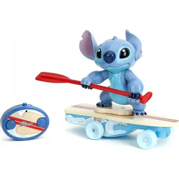 JADA SURFUJÍCÍ STITCH R/C DÁLKOVĚ OVLÁDANÝ DISNEY NOVÝ 25CM FIGURKA