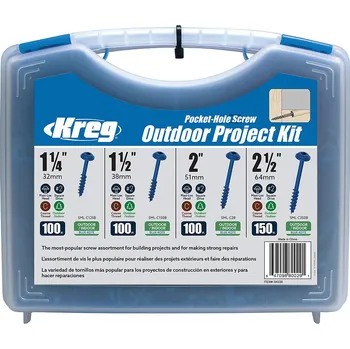 Kreg Šrouby pro skryté spoje, sada Venkovní