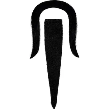 Karnevalový kostým Knír Číňan s bradkou černý