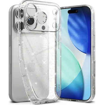 Pouzdro na mobilní telefon RINGKE AIR IPHONE 17 PRO MAX GLITTER CLEAR