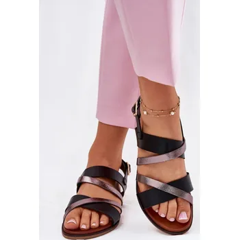 Dámské sandále Sandály Step in Style z ekokože na plochém podpatku, 36 i240_214109_2:36