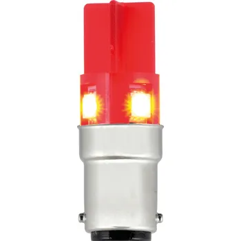 Stykač SIRENA Žár. baj. B15D 230VAC LED rudá 40963 SIR-40963