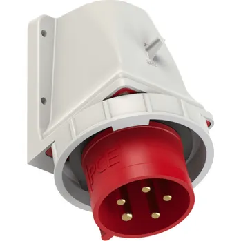 Elektrická zásuvka PCE Přívodka 32A/400V 5-pól IP67 nástěnná PC-5252-6k