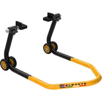 Motodoplněk Zadní stojánek LV8 E620LG.KY with rubber cursors černá/žlutá